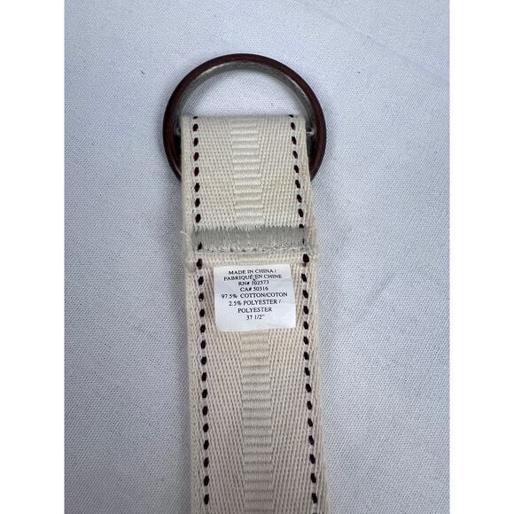 Vintage Hollister Belt Juniors Y2K D-Ring Fabric Logo Seagull Surfer Nautical - Picture 5 of 5